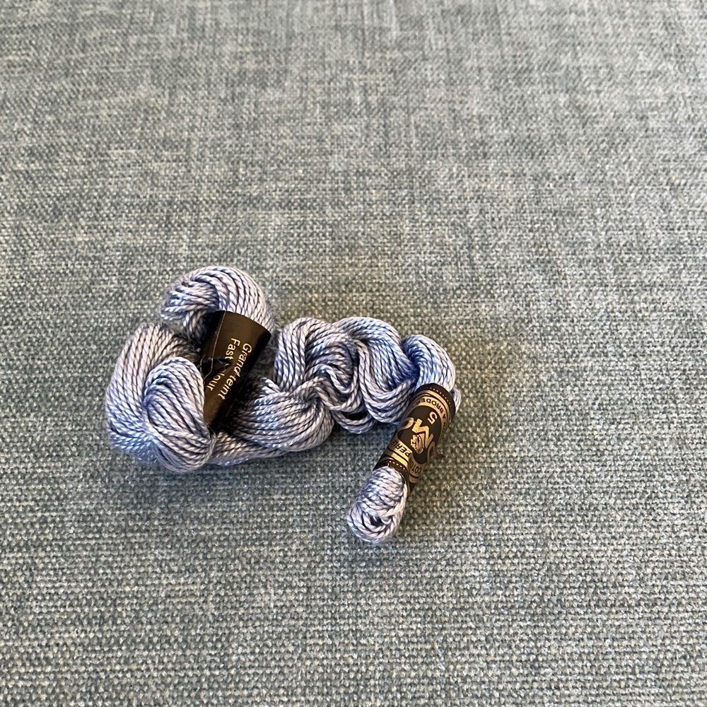 Blue Needlepoint Thread Yarn